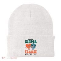 Create A Kinder Planet Earth Day Awareness Cute Beanie thumb 0