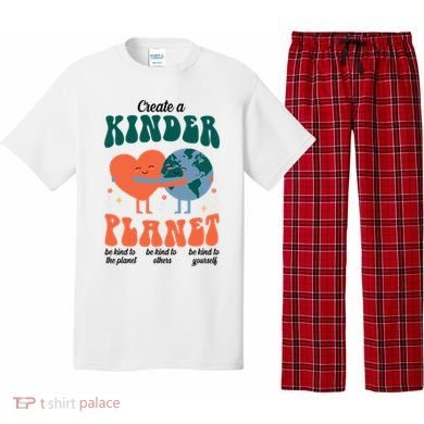 Create A Kinder Planet Earth Day Awareness Cute Pajama Set
