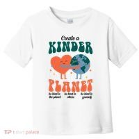 Create A Kinder Planet Earth Day Awareness Cute Toddler T-Shirt thumb 0