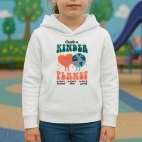 Create A Kinder Planet Earth Day Awareness Cute Kids Hoodie thumb 3