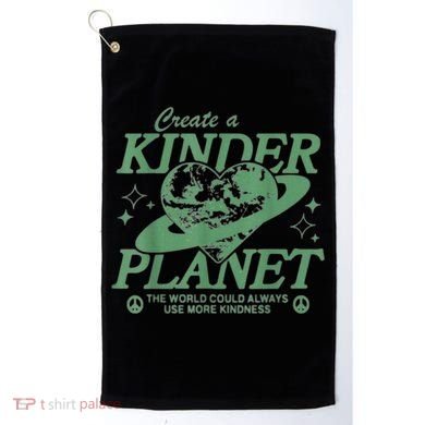 Create A Kinder Planet Golf Towel