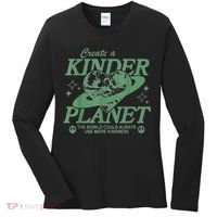 Create A Kinder Planet Women's Long Sleeve Shirt thumb 0