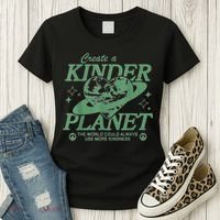 Create A Kinder Planet Women's T-Shirt thumb 3