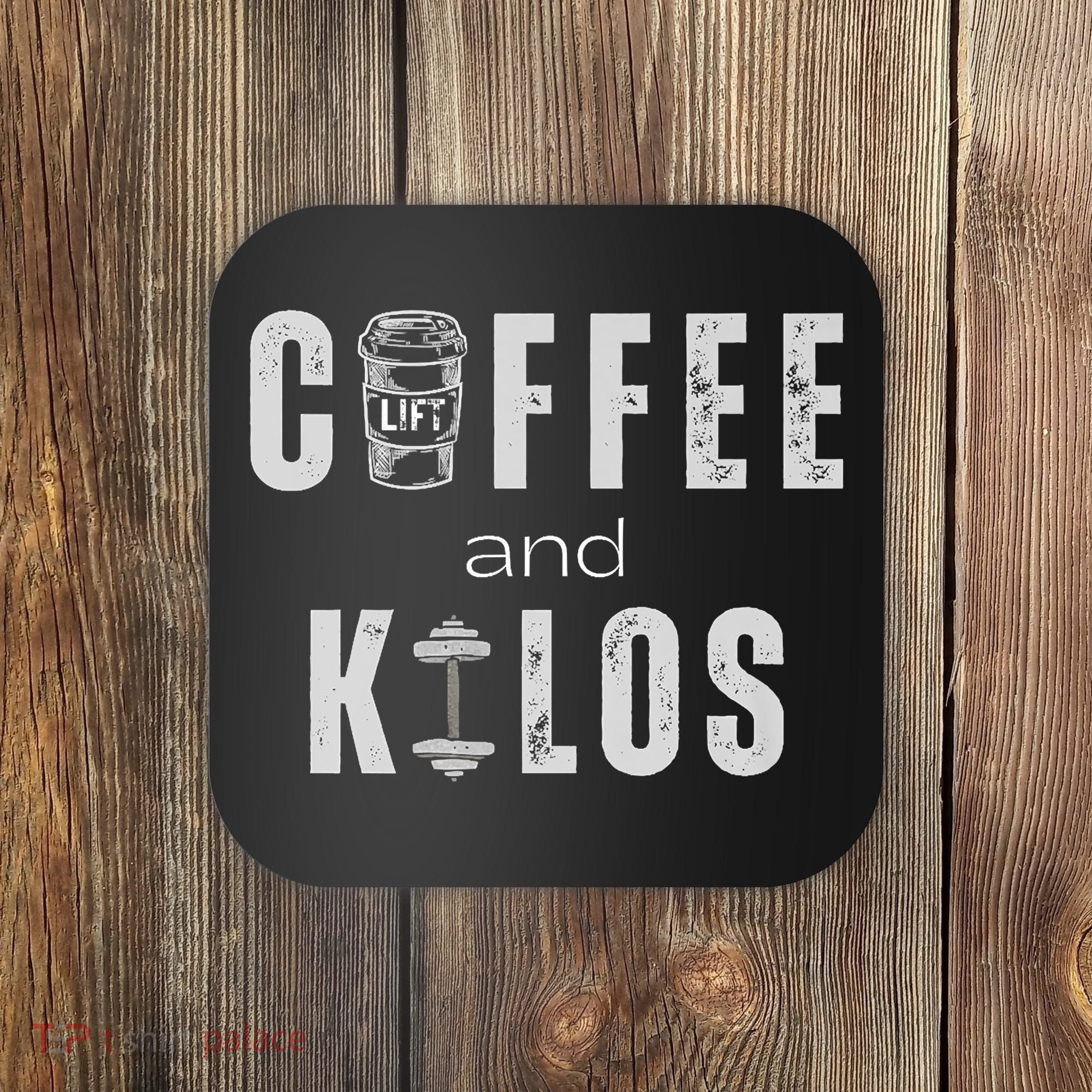 Coffee And Kilos Gym Premium Coaster