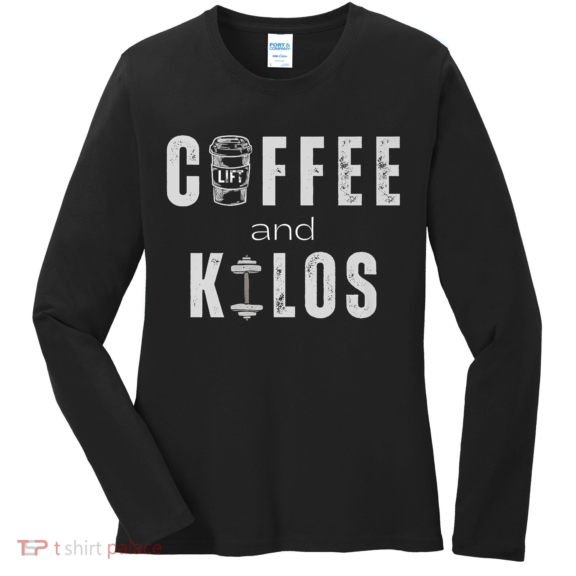 Coffee And Kilos Gym Premium Women's Long Sleeve Shirt