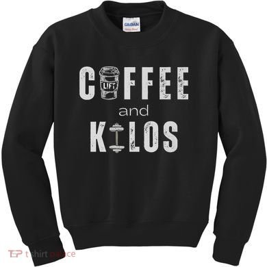 Coffee And Kilos Gym Premium Kids Sweatshirt