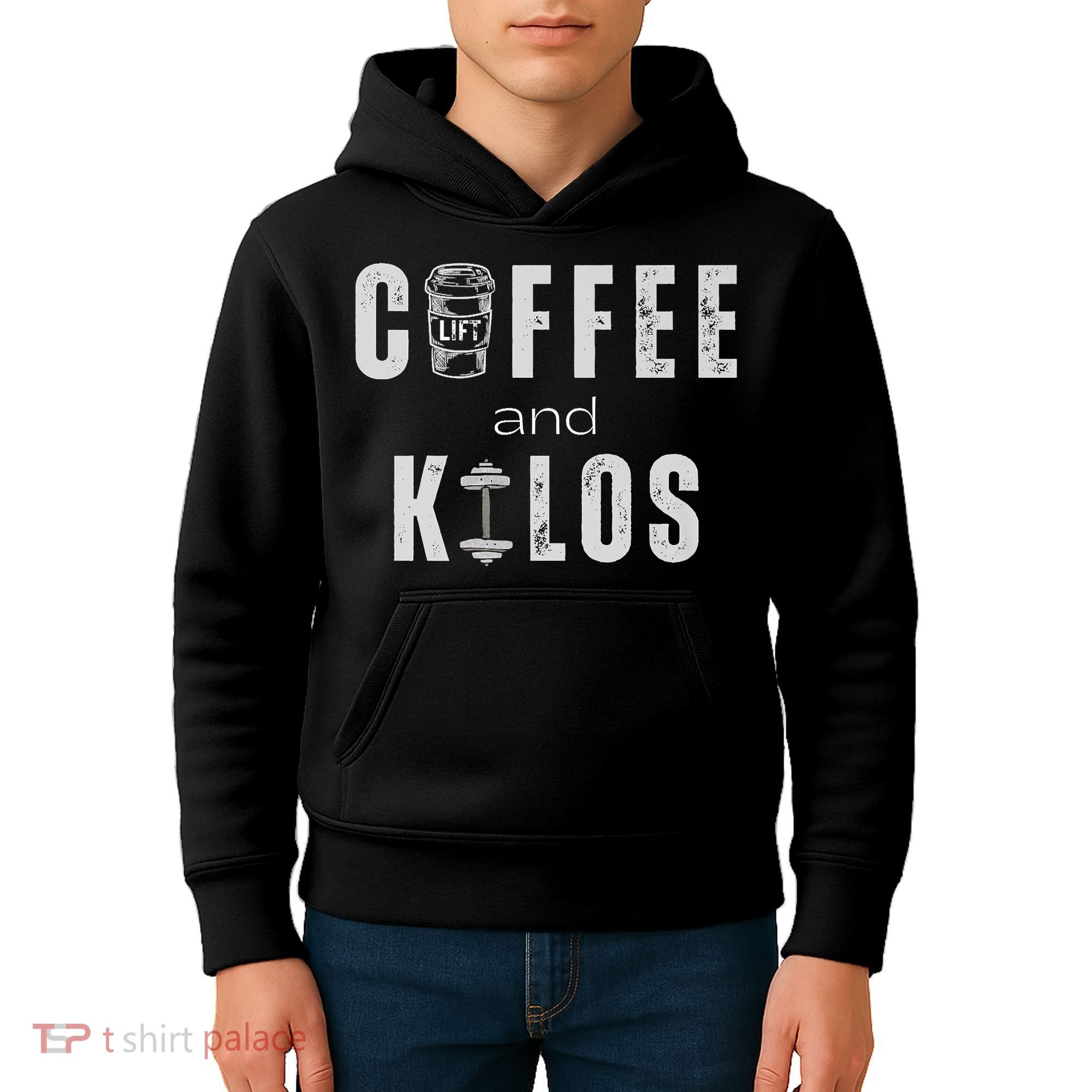 Coffee And Kilos Gym Premium Kids Hoodie