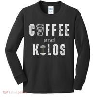 Coffee And Kilos Gym Premium Kids Long Sleeve Shirt thumb 0