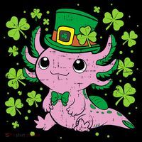 Cute Axolotl Kawaii Leprechaun St Patricks Day Saint Pattys  Coffee Mug thumb 5