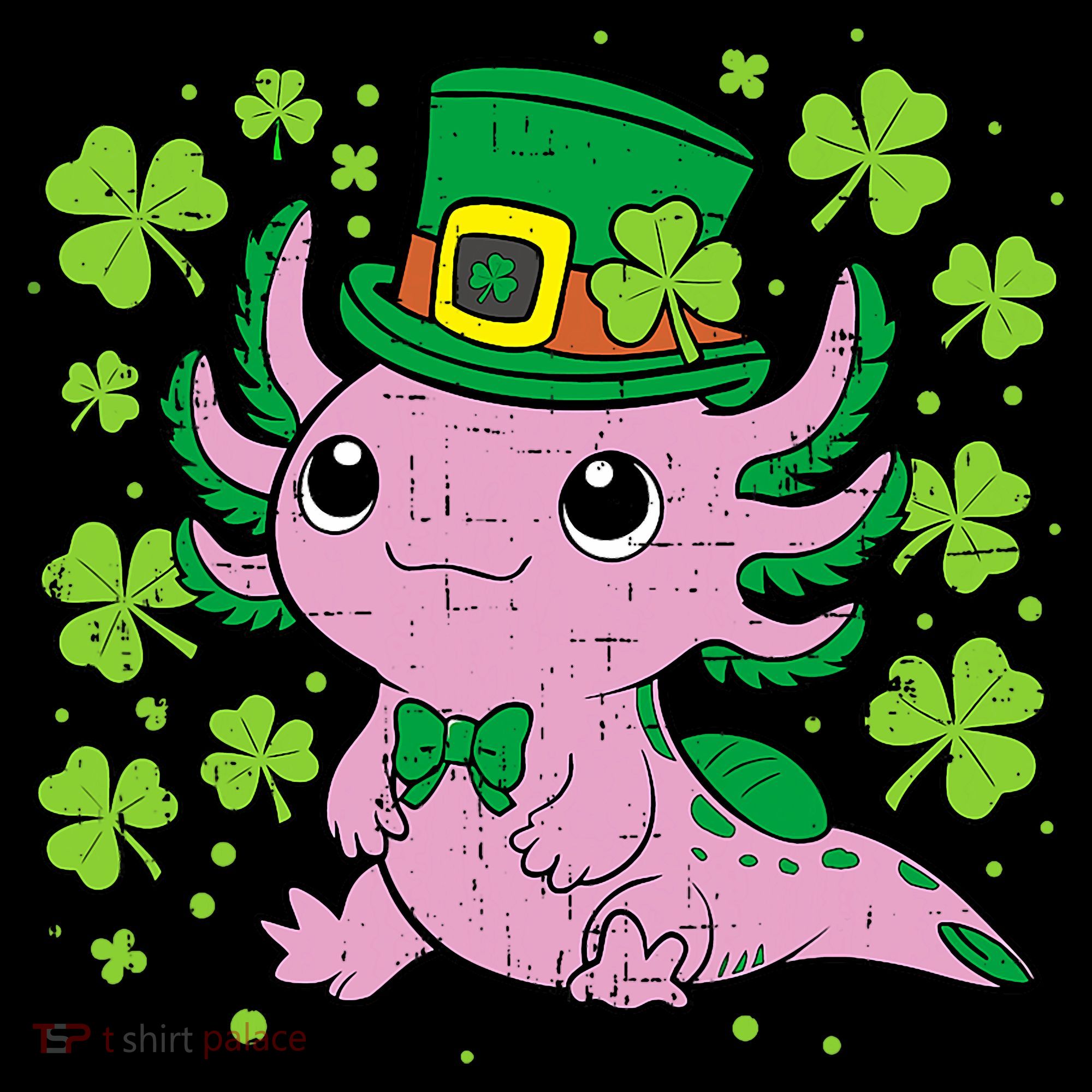 Cute Axolotl Kawaii Leprechaun St Patricks Day Saint Pattys  Coffee Mug