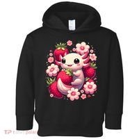 Cute Axolotl Kawaii Anime Axolotl Strawberry Toddler Hoodie thumb 0