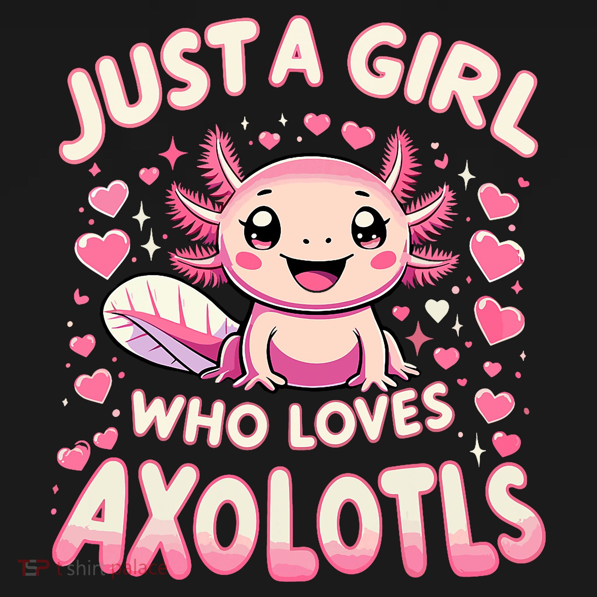 Cute Axolotl Kawaii Just A Girl Who Loves Axolotls Visor