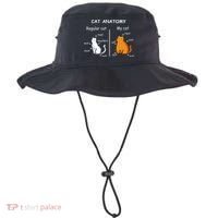 Cat Anatomy Kittlen Lover Funny Science Teacher Bucket Hat thumb 0