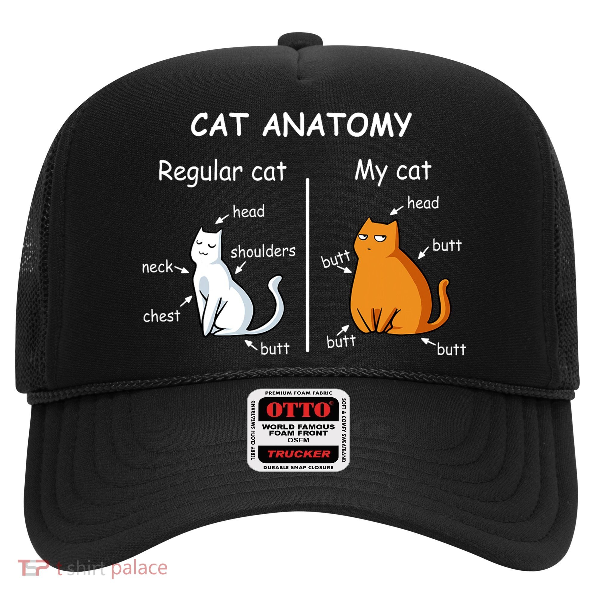 Cat Anatomy Kittlen Lover Funny Science Teacher Hat