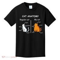 Cat Anatomy Kittlen Lover Funny Science Teacher Kids T-Shirt thumb 0