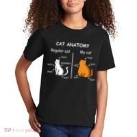 Cat Anatomy Kittlen Lover Funny Science Teacher Kids T-Shirt thumb 2