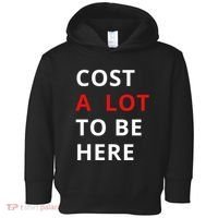 Cost A Lot To Be Here Toddler Hoodie thumb 0