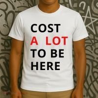 Cost A Lot To Be Here T-Shirt thumb 3