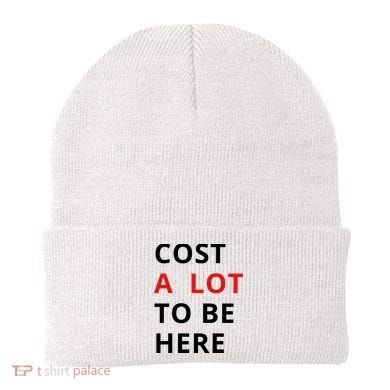 Cost A Lot To Be Here Beanie