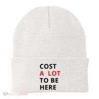 Cost A Lot To Be Here Beanie thumb 0