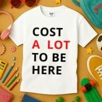 Cost A Lot To Be Here Kids T-Shirt thumb 3