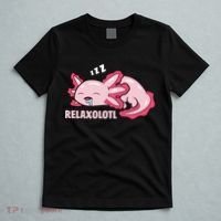 Cute Axolotl Lover Mexican Salamander Relaxolotl Pullover Hoodie T-Shirt thumb 5