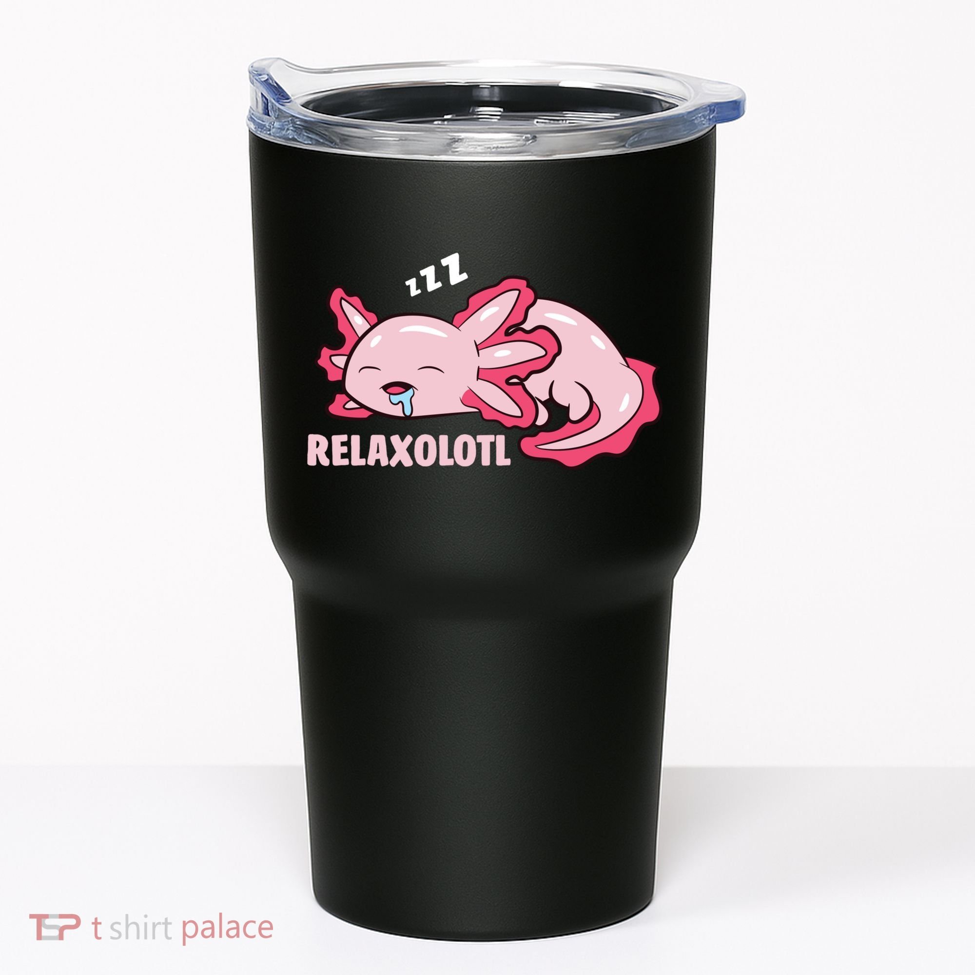 Cute Axolotl Lover Mexican Salamander Relaxolotl Pullover Hoodie Tumbler