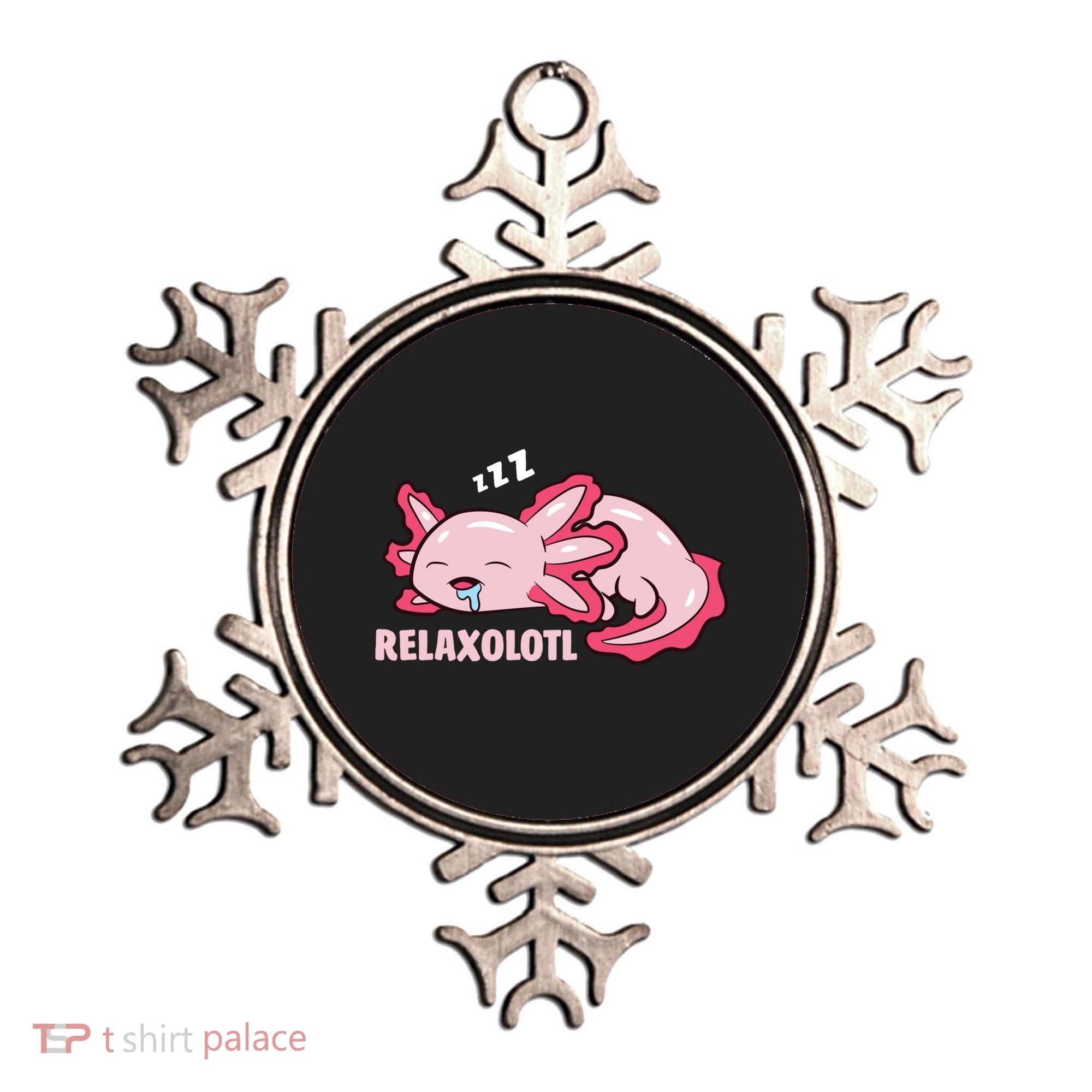 Cute Axolotl Lover Mexican Salamander Relaxolotl Pullover Hoodie Ornament
