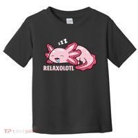 Cute Axolotl Lover Mexican Salamander Relaxolotl Pullover Hoodie Toddler T-Shirt thumb 0