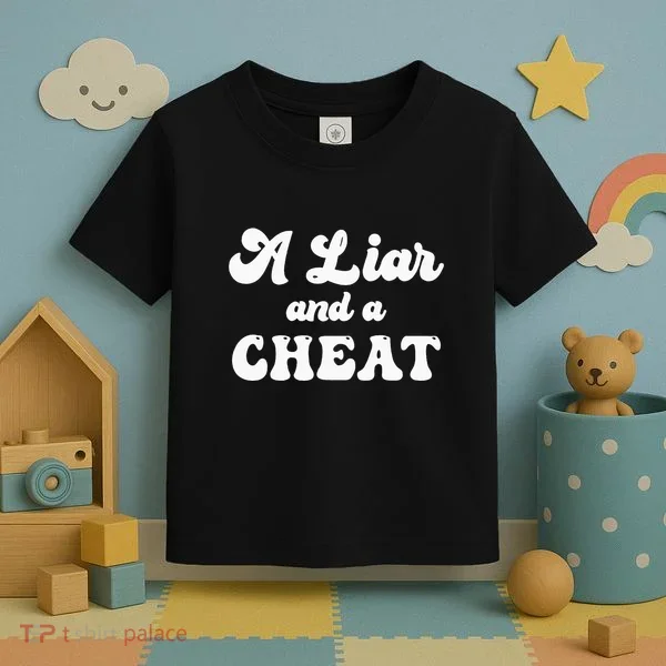 Cheater A Liar And A Cheat Cheater Toddler T-Shirt