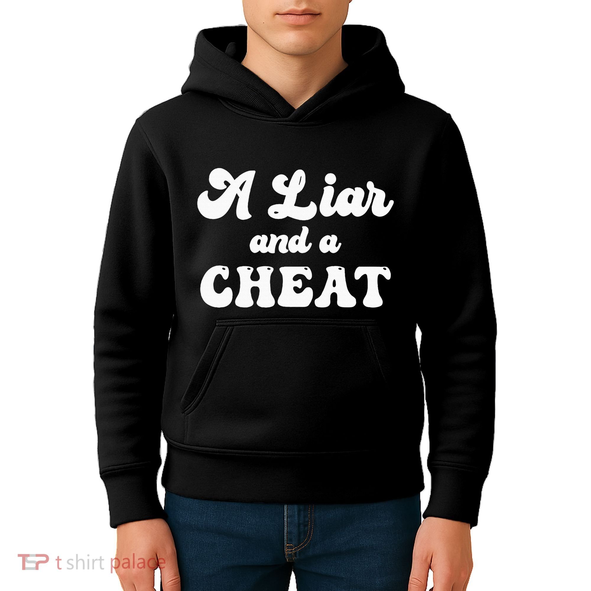 Cheater A Liar And A Cheat Cheater Kids Hoodie