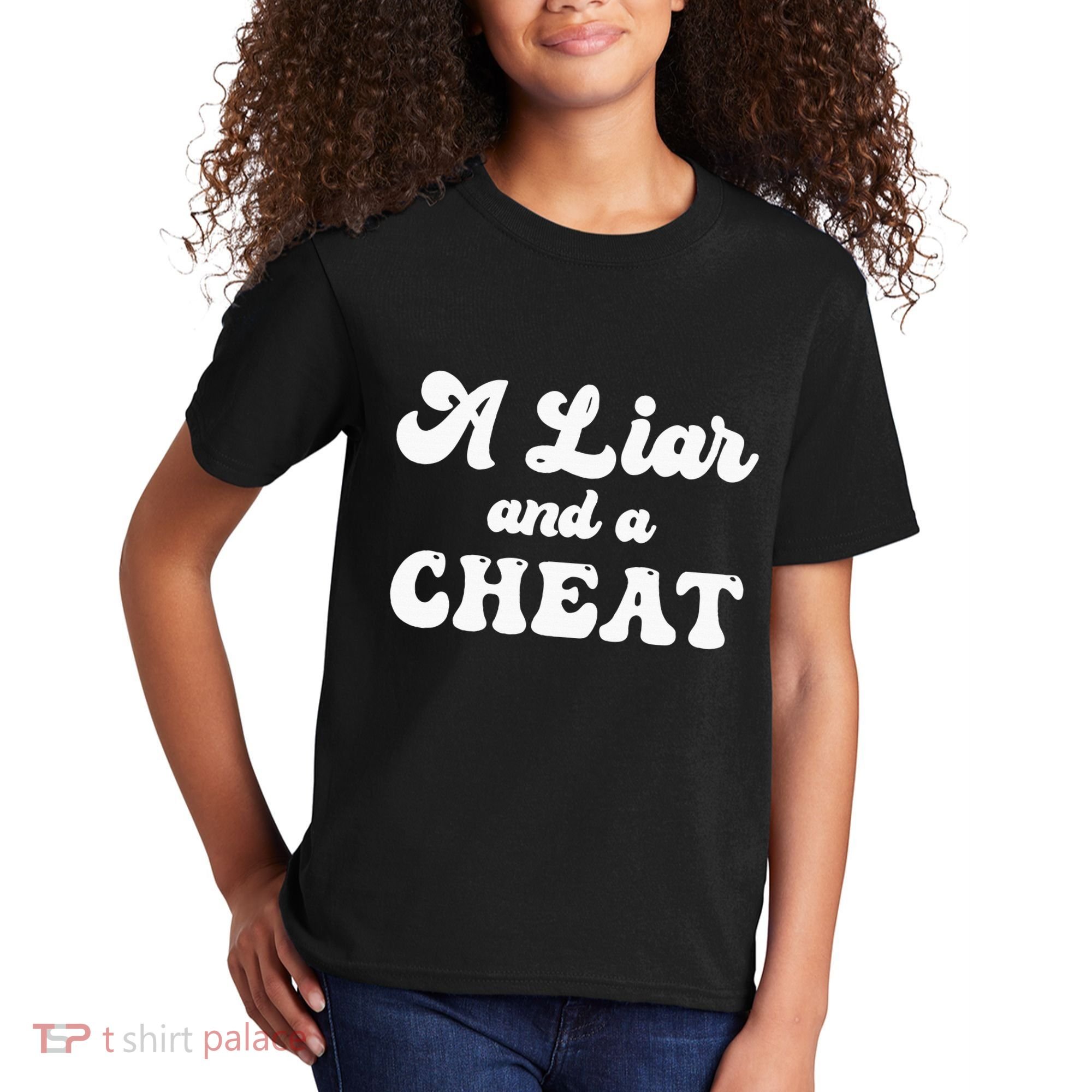 Cheater A Liar And A Cheat Cheater Kids T-Shirt