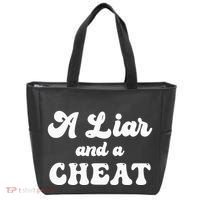 Cheater A Liar And A Cheat Cheater Tote Bag thumb 0