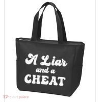 Cheater A Liar And A Cheat Cheater Tote Bag thumb 3
