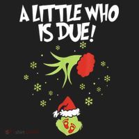 Christmas A Little Who Is Due Pregnancy Announcement Funny Xmas Gift Hat thumb 2