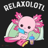 Cute Axolotl Lover Mexican Salamander Relaxolotl Women's Sweatshirt thumb 2