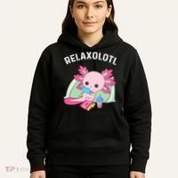 Cute Axolotl Lover Mexican Salamander Relaxolotl Hoodie thumb 5
