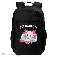 Cute Axolotl Lover Mexican Salamander Relaxolotl Backpack thumb 0