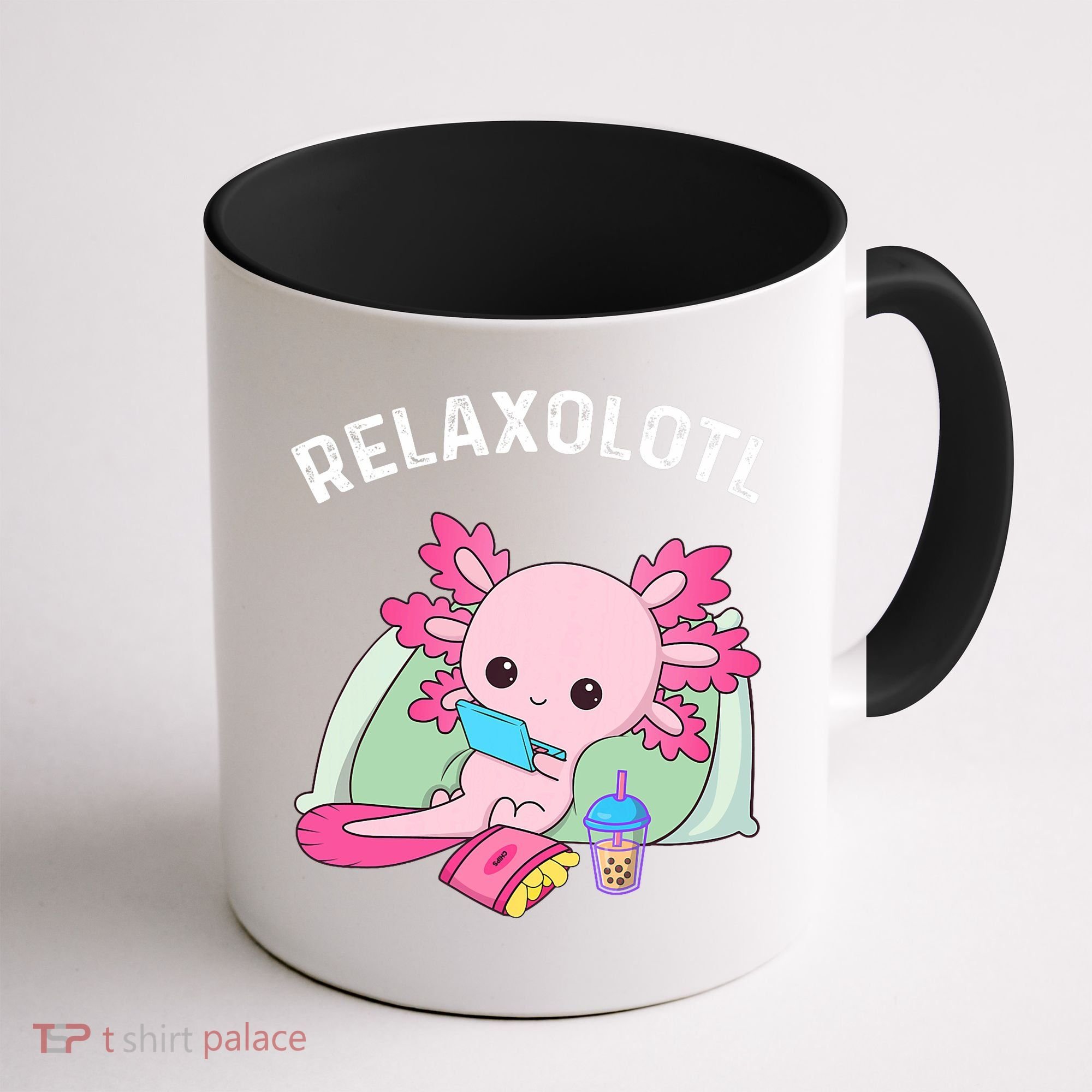 Cute Axolotl Lover Mexican Salamander Relaxolotl Coffee Mug