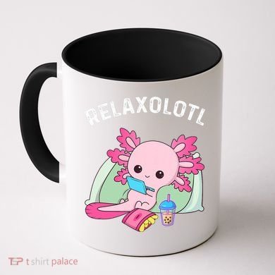 Cute Axolotl Lover Mexican Salamander Relaxolotl Coffee Mug