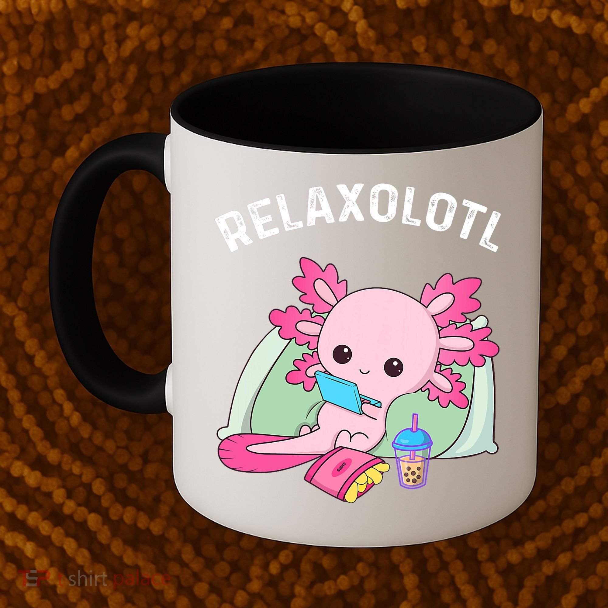 Cute Axolotl Lover Mexican Salamander Relaxolotl Coffee Mug