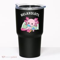 Cute Axolotl Lover Mexican Salamander Relaxolotl Tumbler thumb 0