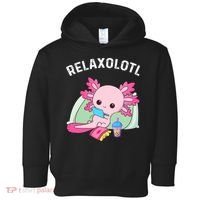 Cute Axolotl Lover Mexican Salamander Relaxolotl Toddler Hoodie thumb 0