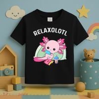 Cute Axolotl Lover Mexican Salamander Relaxolotl Toddler T-Shirt thumb 3