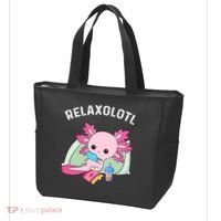 Cute Axolotl Lover Mexican Salamander Relaxolotl Tote Bag thumb 3