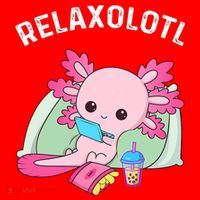 Cute Axolotl Lover Mexican Salamander Relaxolotl Santa Hat thumb 1