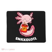 Cute Axolotl Lover Snaxolotl Kawaii Axolotl Food Sweets  Mousepad thumb 0