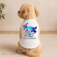 Cute Axolotl Lover Blue Snaxolotl Eating Ra Kawaii Anime  Doggie Tank thumb 2
