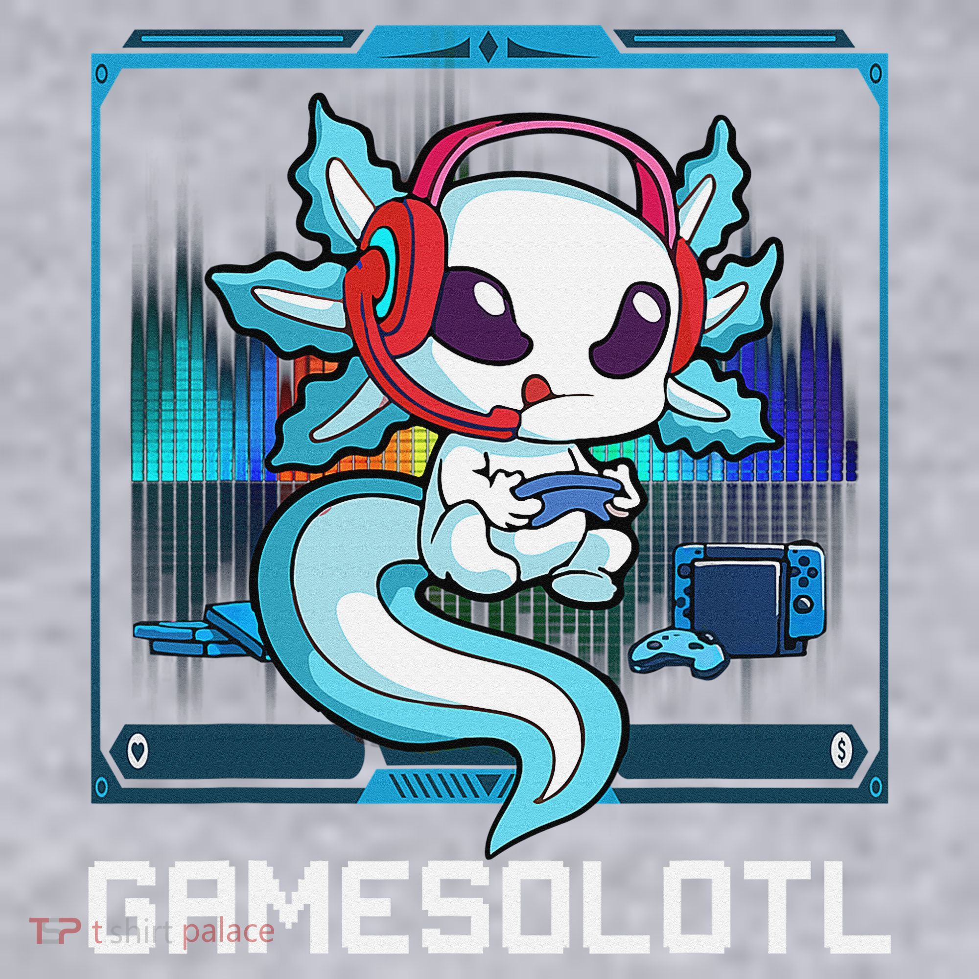 Cute Axolotl Lover Gamesalotl Gaming Axolotl Women's Sweatshirt