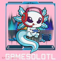Cute Axolotl Lover Gamesalotl Gaming Axolotl Coaster thumb 2